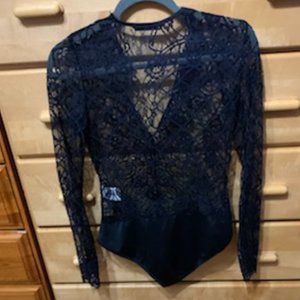 So Bravocon!! ChicMe Eyelash Lace Crochet Long Sleeve Bodysuit